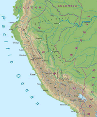 Map of Peru