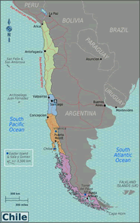 Map of Chile