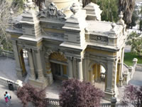 Santa Lucia Park in Santiago
						