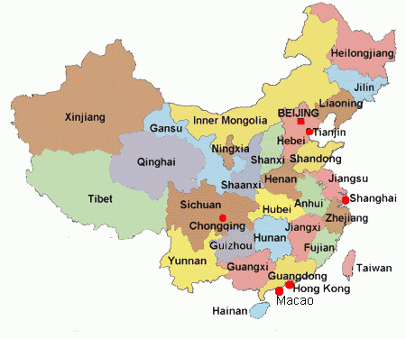Map of China