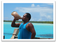 Boat trip, Aitutaki lagoon