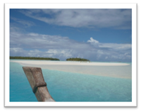 Boat trip, Aitutaki lagoon