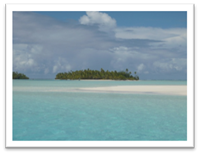 Little island at Aitutaki