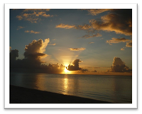 Sunset Aitutaki