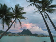 Sunrise at the Hotel - Bora Bora