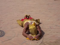 Pilgrim at Boudhanath